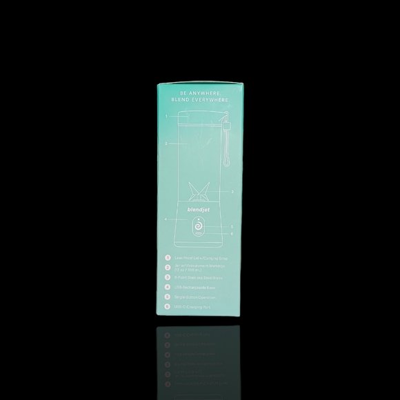 Blendjet One Plus Portable Blender Mint New in Box - Picture 3 of 11